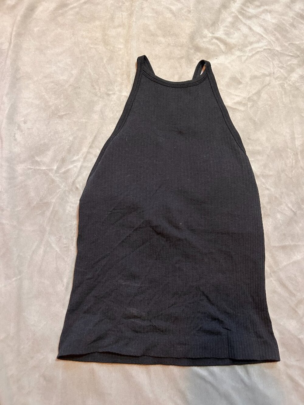 lululemon Women’s XS Racerback Tank Top — Charcoal | Built-In Bra